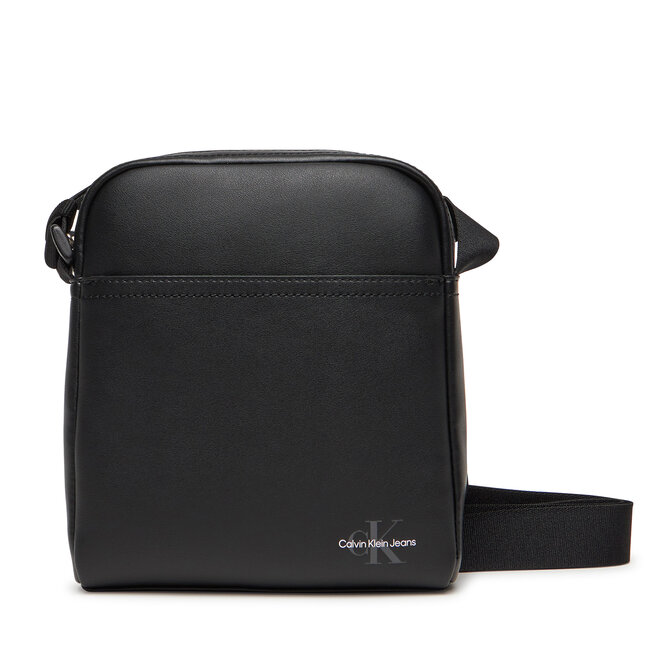 Saszetka Calvin Klein Jeans Mono Logo Reporter 18 LV04G3014G Czarny