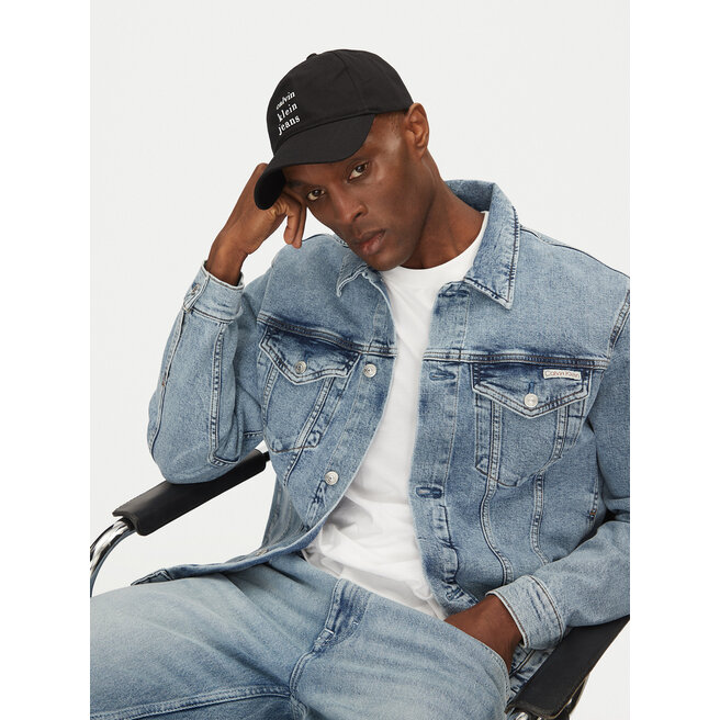 Czapka z daszkiem Calvin Klein Jeans Seasonal Printed LV04G5036G Czarny