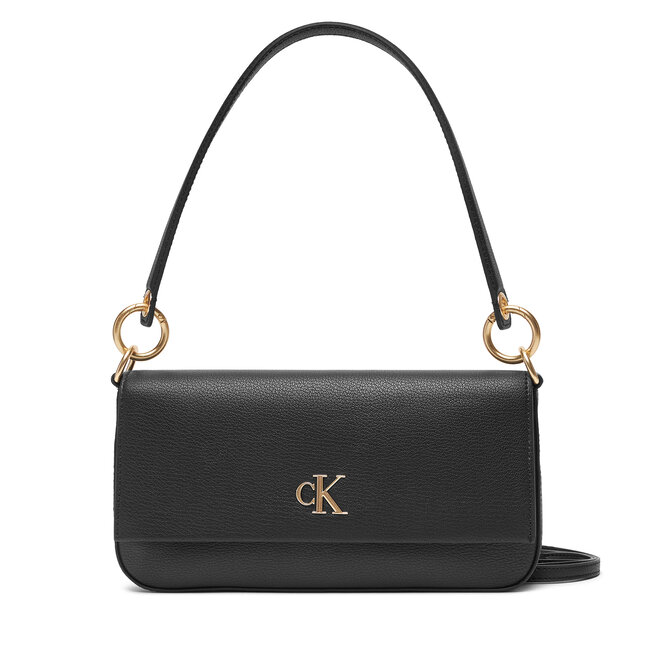 Torebka Calvin Klein Jeans Minimal Monogram Shoulder Pouch LV04K3161G Czarny