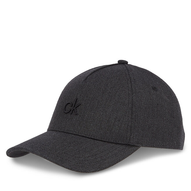 Czapka z daszkiem Calvin Klein Raised Embroidery K60K613118 Czarny