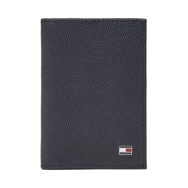 Duży Portfel Męski Tommy Hilfiger Th Flag Bifold AM0AM13522 Granatowy