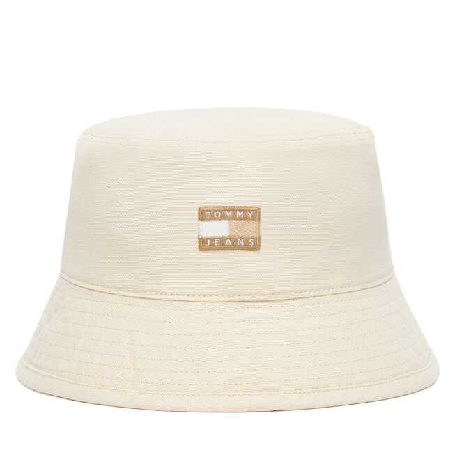 Kapelusz Tommy Hilfiger Heritage Bucket AW0AW17581 Beżowy