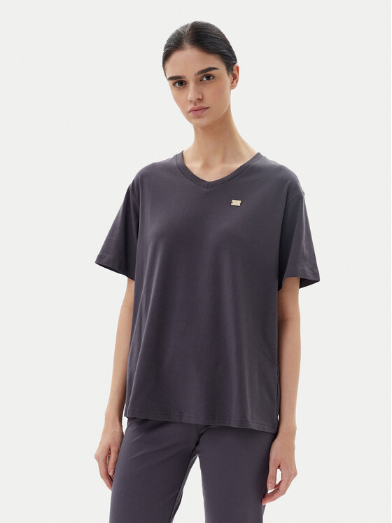 EA7 Emporio Armani T-Shirt 7W000029 AF10373 U8115 Szary Loose Fit