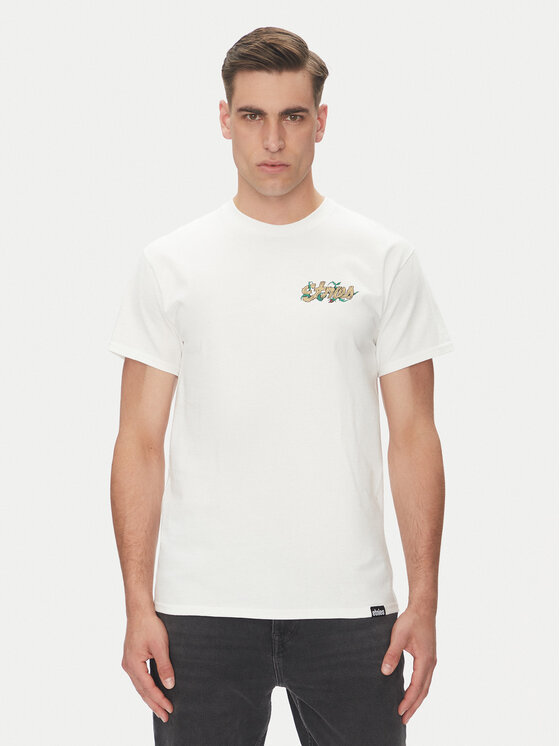 Etnies T-Shirt Rose Arrow 4130004131 Biały Regular Fit