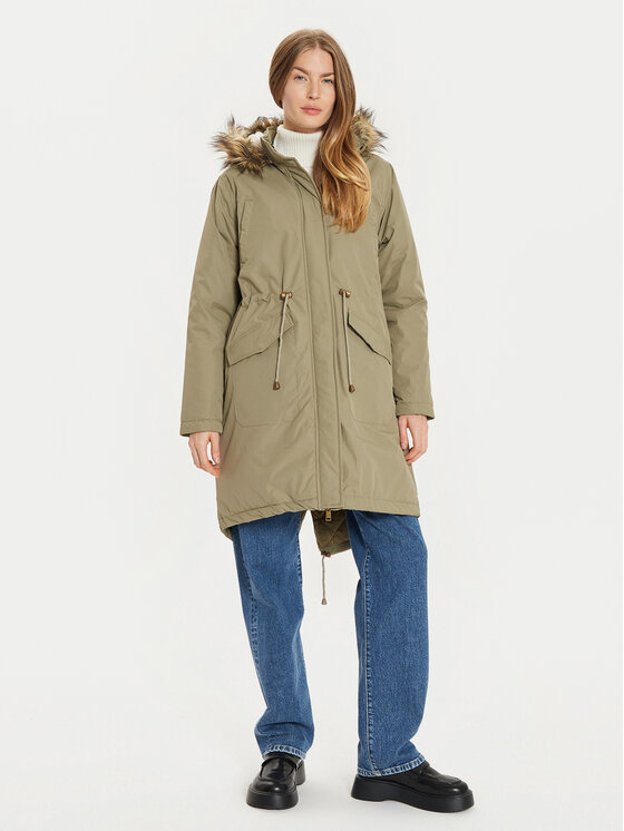 Brave Soul Parka LJK-GREGORY Khaki Regular Fit