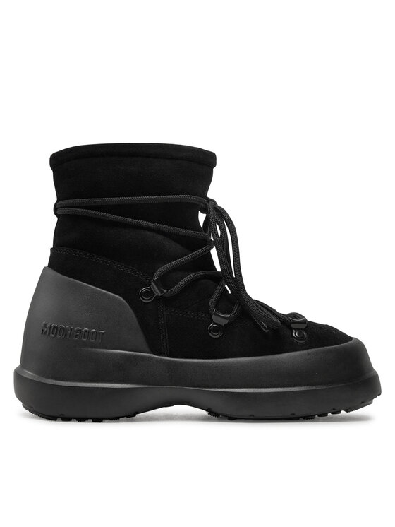Moon Boot Śniegowce Luna Boot Suede 80D2480030 Czarny