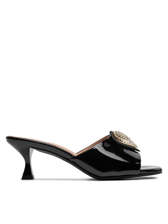LOVE MOSCHINO Klapki JA28045G0IIH0000 Czarny