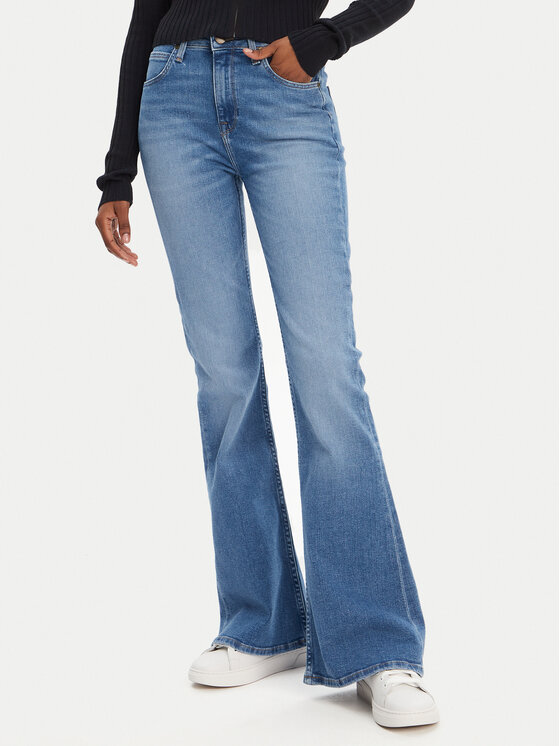 Lee Jeansy Breese L32YROEU Niebieski Flare Fit