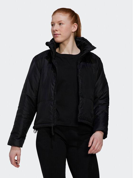 adidas Kurtka puchowa BSC HG8757 Czarny Loose Fit