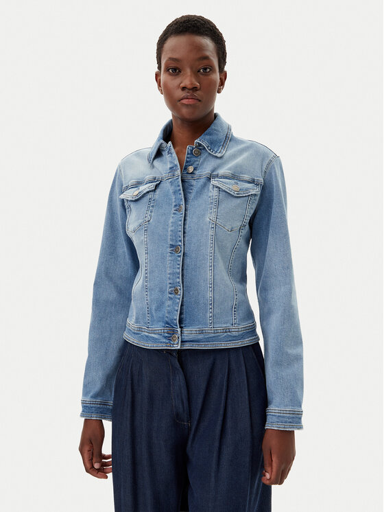 Liu Jo Kurtka jeansowa UA5046 DS615 Niebieski Regular Fit