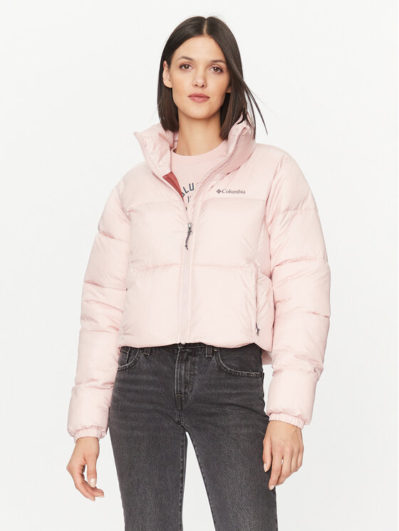 Columbia Kurtka zimowa Puffect™ Cropped Jacket Różowy Regular Fit