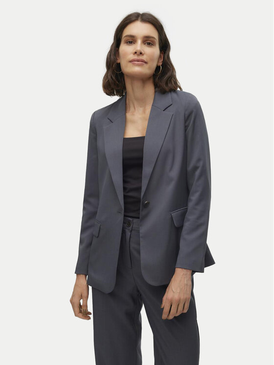 Vero Moda Marynarka Rita 10301699 Szary Loose Fit