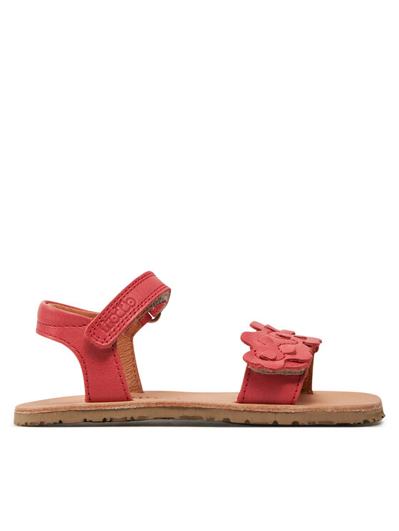 Froddo Sandały Barefoot Flexy Flowers G3150265 M Czerwony