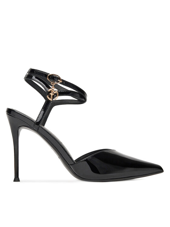 Eva Minge Sandały MONA-SLT1582-2 Czarny