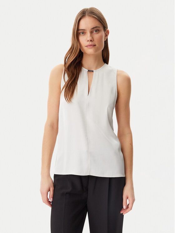 Calvin Klein Top K20K208190 Szary Regular Fit