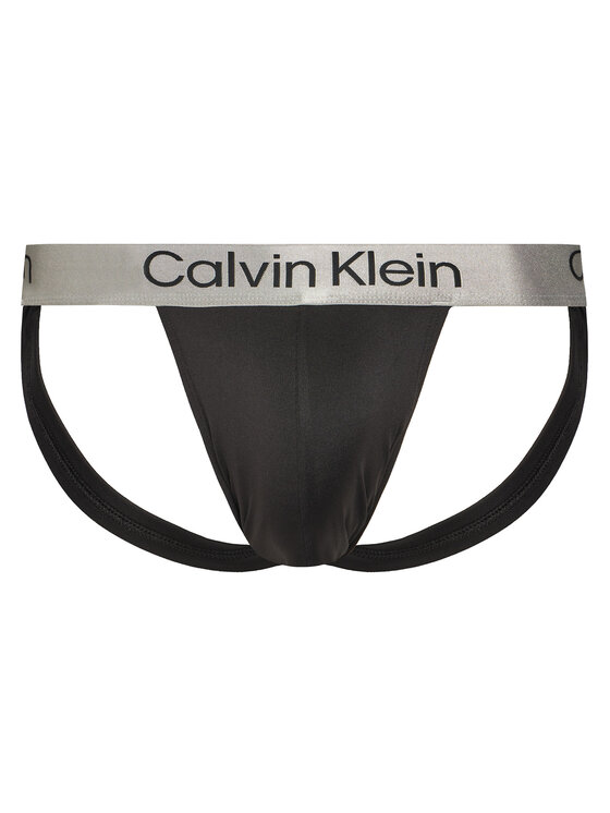 Calvin Klein Underwear Komplet 3 par slipów Jock Strap LV00NB4121 Czarny