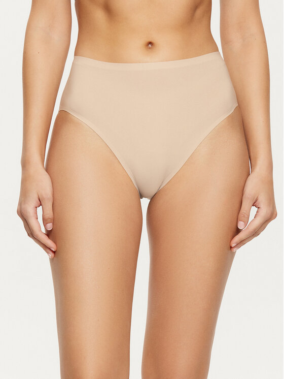 Chantelle Figi klasyczne z wysokim stanem Soft Stretch C106C7 Beżowy