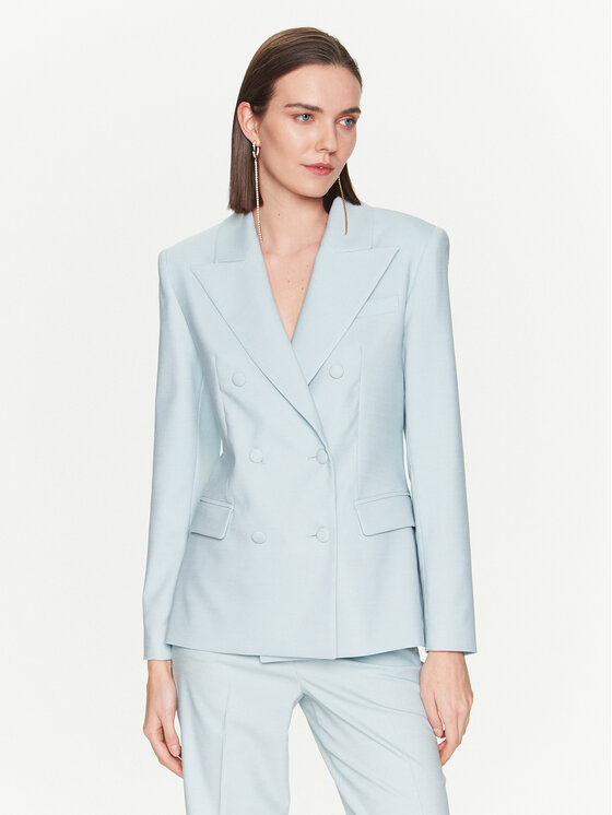 MVP Wardrobe Marynarka MVPE3GI017.0TE0138 Zielony Regular Fit