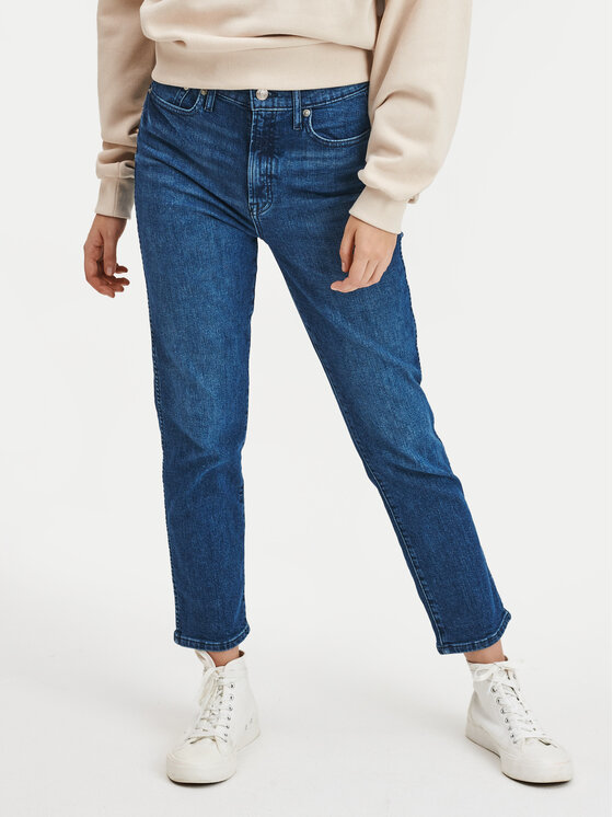 Gap Jeansy 732839-00 Granatowy Slim Fit