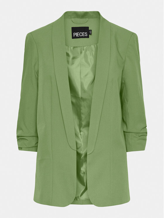 Pieces Marynarka Bosella 17090996 Zielony Regular Fit