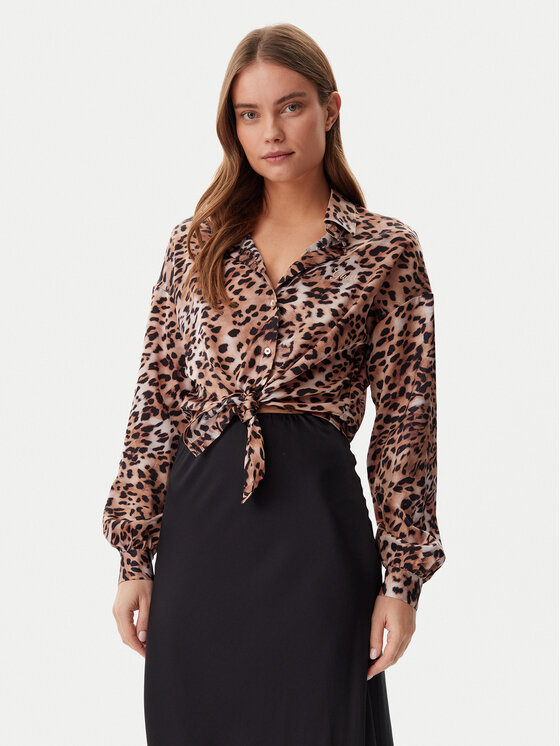 Guess Koszula W5GH0IWH9C2 Kolorowy Regular Fit