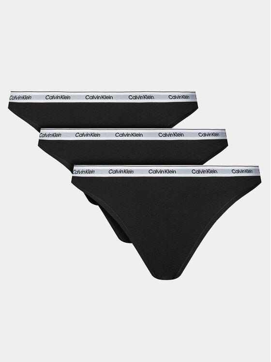 Calvin Klein Underwear Komplet 3 par fig klasycznych 000QD5207E Czarny