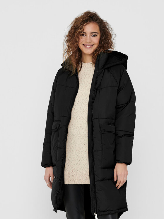 ONLY Kurtka zimowa 15160167 Czarny Relaxed Fit