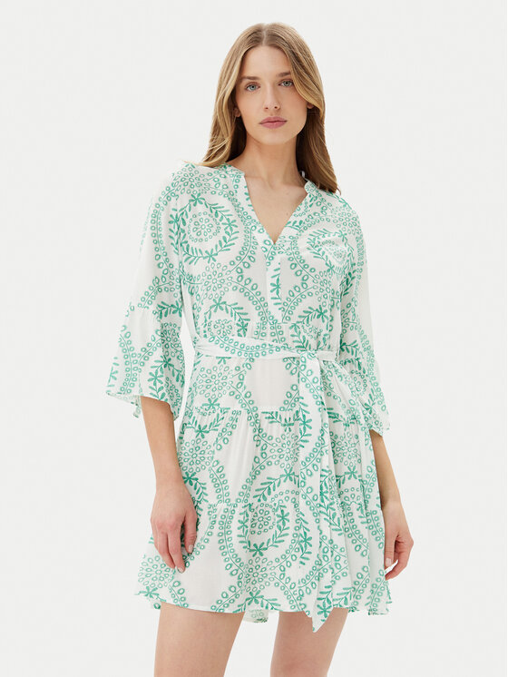 Vero Moda Sukienka codzienna Melba 10329936 Zielony Loose Fit