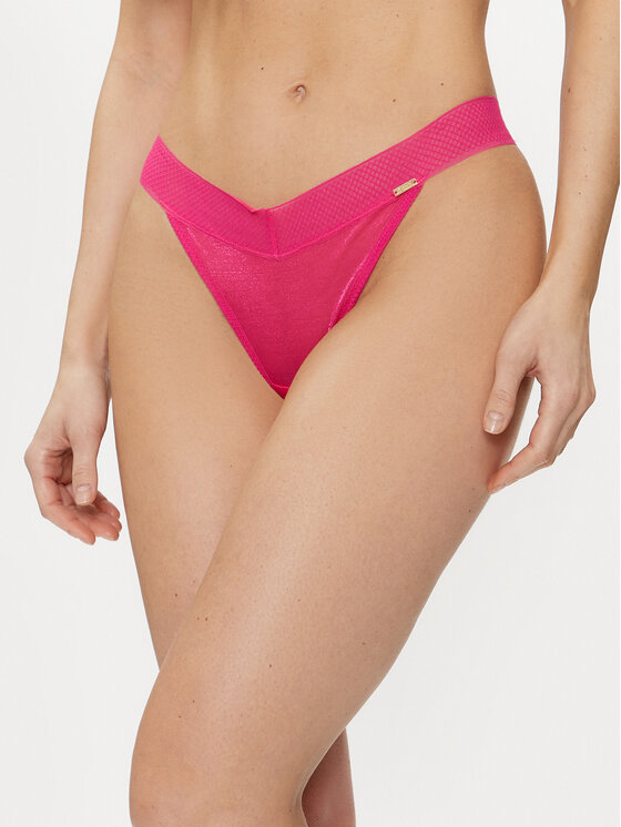 Gossard Stringi Glossies 6256 Różowy