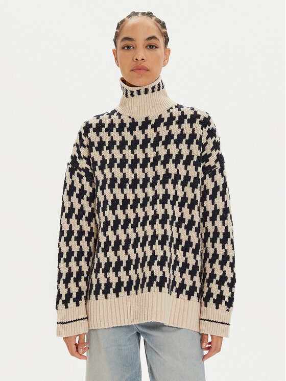 Tommy Hilfiger Golf WW0WW42265 Beżowy Relaxed Fit