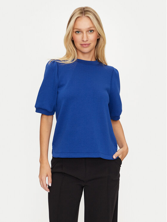 Vila Bluza Reflect 14097562 Niebieski Loose Fit