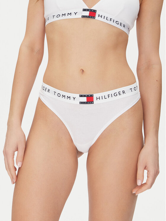 Tommy Hilfiger Stringi UW0UW06039 Biały