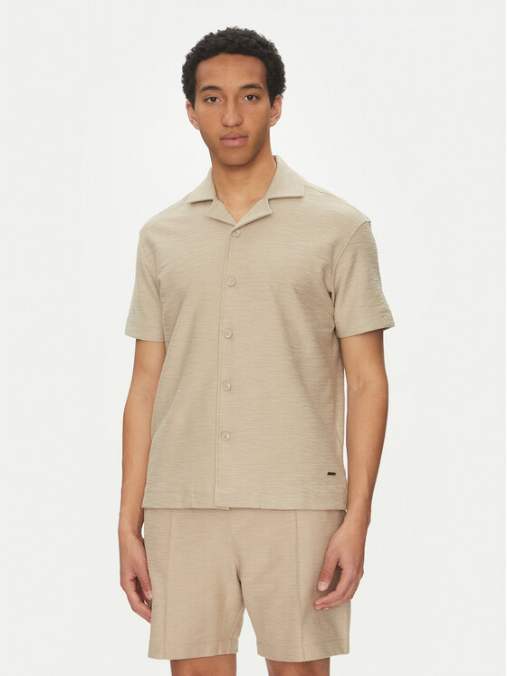 JOOP! Koszula 17 JJ-31Pedro 30045553 Beżowy Modern Fit