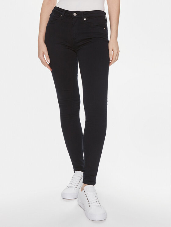 Tommy Hilfiger Jeansy WW0WW41295 Granatowy Skinny Fit