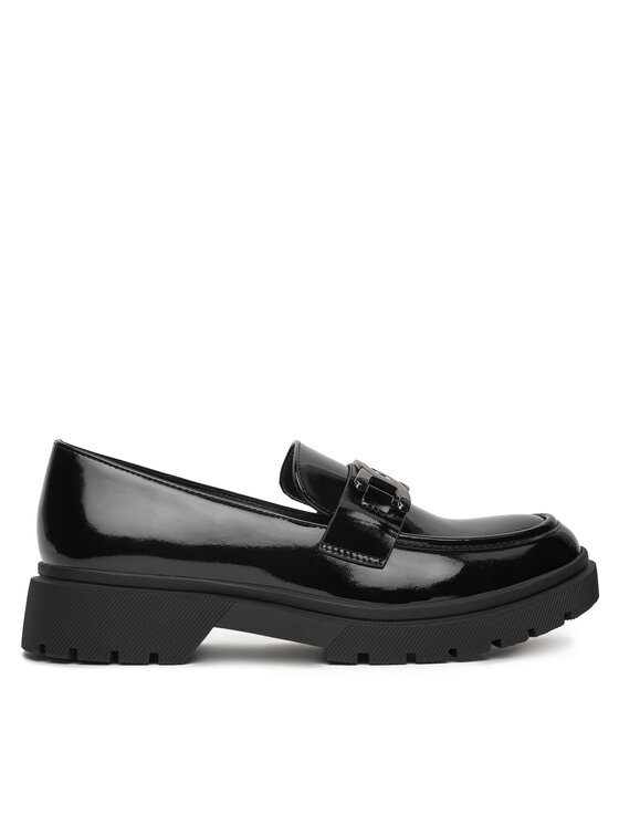 DeeZee Loafersy LZ24-01 Czarny