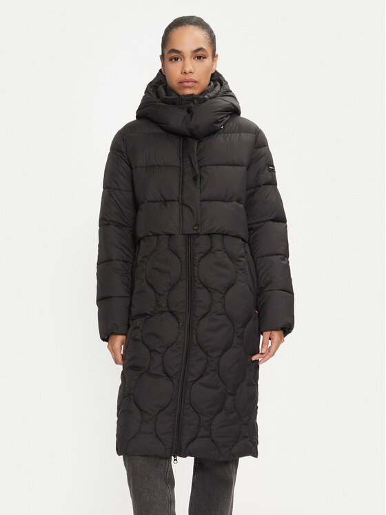 Frieda & Freddies Kurtka zimowa 3810A Czarny Regular Fit
