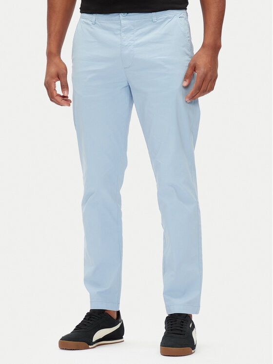 Pepe Jeans Chinosy PM211873 Błękitny Slim Fit