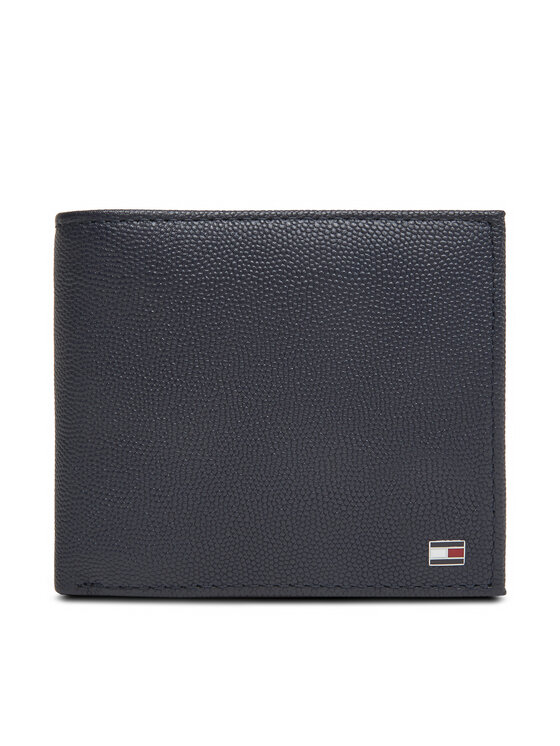 Tommy Hilfiger Duży Portfel Męski Th Flag Cc Flap And Coin AM0AM13520 Granatowy