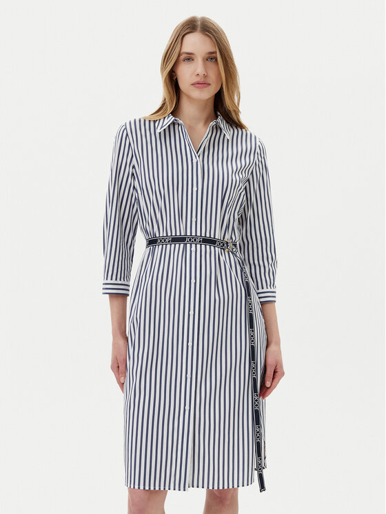 JOOP! Sukienka koszulowa 58 252D58Dominique 30046521 Granatowy Regular Fit