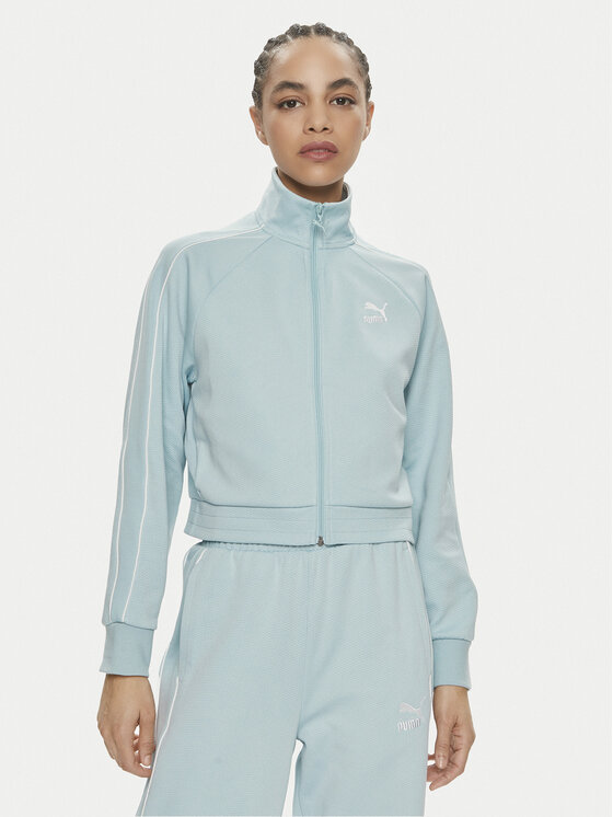 Puma Bluza T7 624211 Niebieski Relaxed Fit