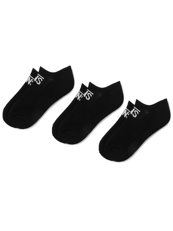 Vans Zestaw 3 par niskich skarpet damskich Classic Kick VN000XNRBLK Czarny
