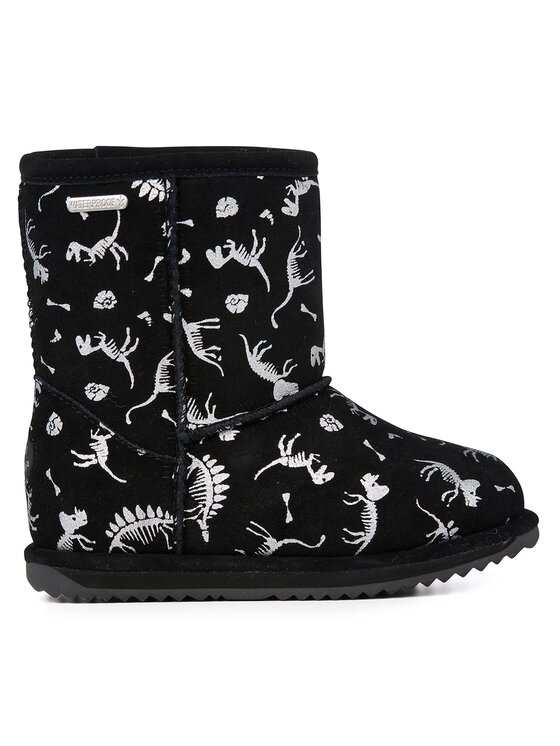 EMU Australia Śniegowce Reflective Dino Brumby K12948 Czarny