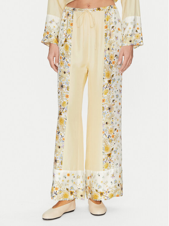 Munthe Spodnie materiałowe Febert 251140025118 Beżowy Relaxed Fit