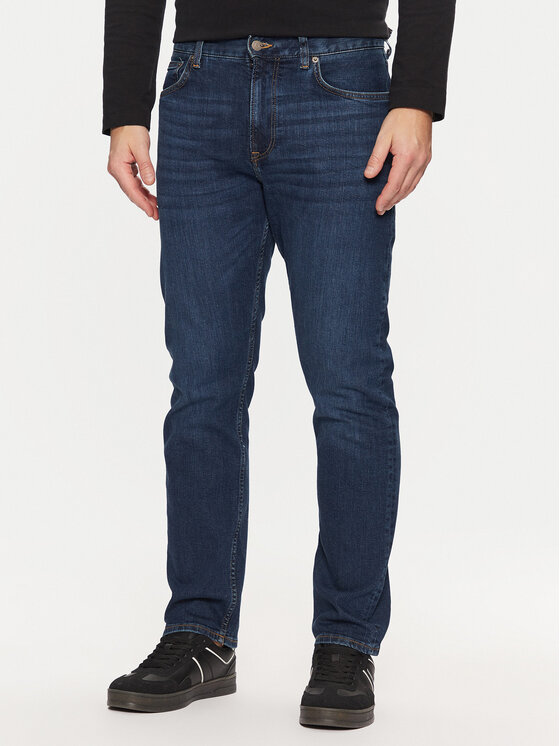Tommy Hilfiger Jeansy MW0MW37810 Granatowy Straight Fit