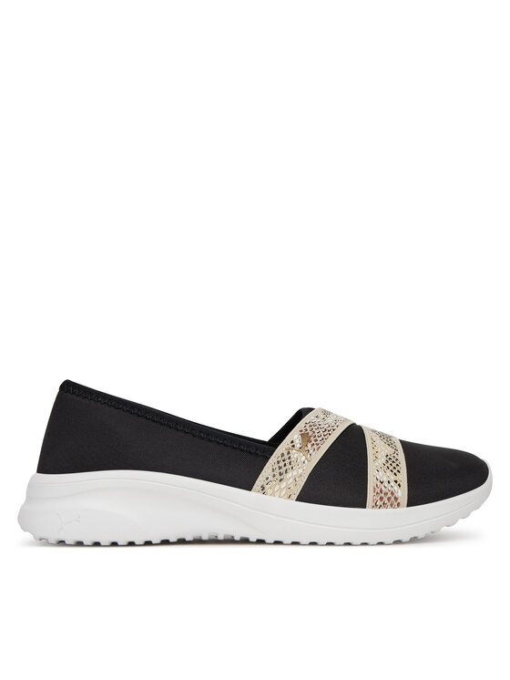 Puma Półbuty Adelina 2 Snake Chic 400702 01 Czarny