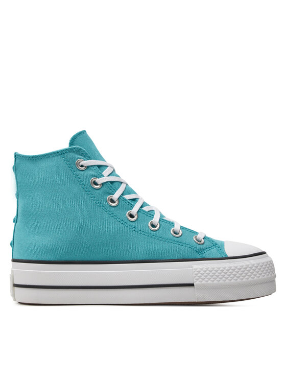 Converse Trampki Chuck Taylor All Star Lift Platform Stars A06492C Turkusowy