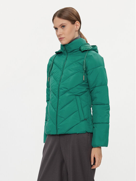 Silvian Heach Kurtka zimowa GPA23017PI Zielony Regular Fit