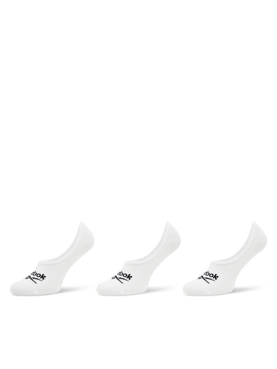Reebok Zestaw 3 par stopek unisex R0351-SS24 (3-pack) Biały