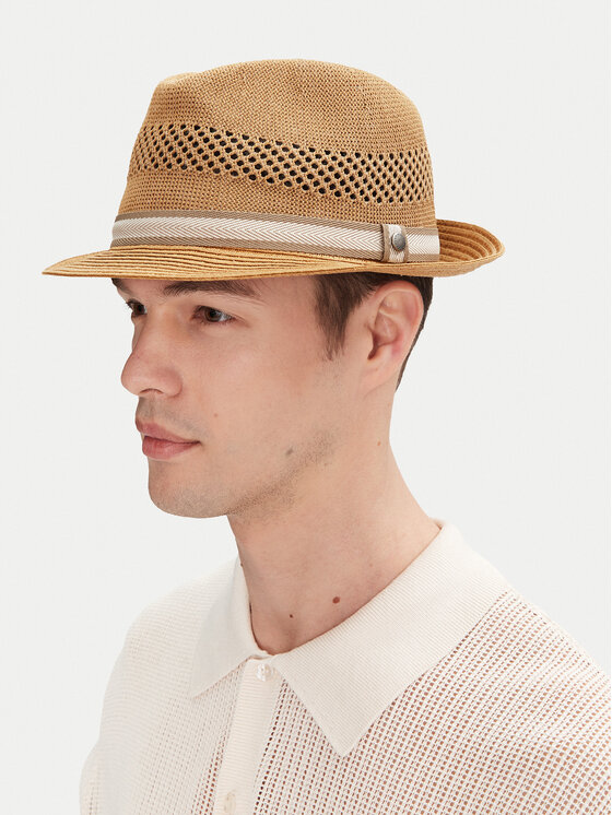 Barbour Kapelusz Craster Trilby MHA0789TA71 Brązowy