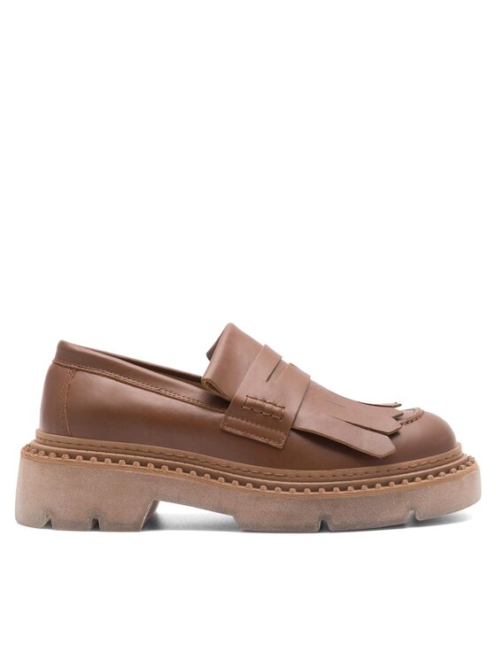 Badura Loafersy SINES-23FW110-V Brązowy